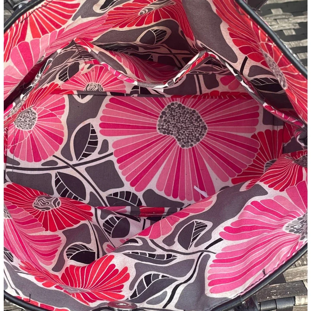 Vera Bradley Floral Blossoms Patterned Tote with Two Handles